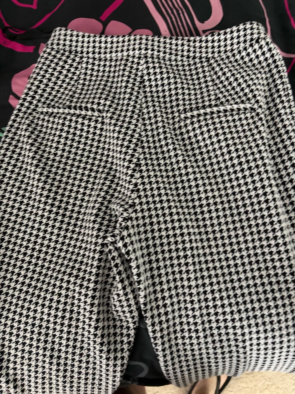 Voodoo Vixen houndstooth dogtooth pants S small UK 8 US 4 - Picture 11 of 11